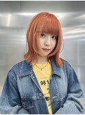 オレンジカラーハイトーンブリーチ