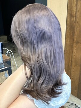 アマトウキョウ アユンチェ(AMA TOKYO×AYUNCHE) ペールラベンダー ラベンダーベージュブリーチカラー