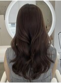 マロンベージュ/ブリーチなしワンホンヘアカラー