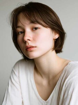 シェル 国分寺(shell) くびレイヤーエモージュグレージュカラーくびれショート/国分寺