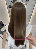 髪質改善トリートメント/透明感カラー/Zina博多筑紫口店