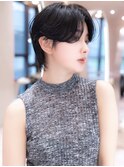 韓国レイヤー顔周りカット透明感カラー髪質改善艶髪シースルー