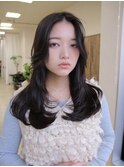 雰囲気変わる顔まわりレイヤースタイル