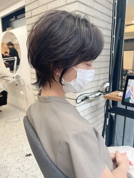 メモリーズ 銀座(Memories) 大人可愛い30代40代50代ふんわりショートボブ癖毛ショート