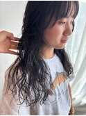 お洒落 ロングパーマ ナチュラルパーマ