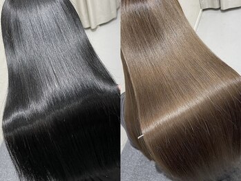 サンタフェ 飯田(Santa Fe)の写真/【白髪ぼかしカラー＆髪質改善専門】SNS映えな艶髪は作れます◎本気のヘアケアで憧れのうるツヤ髪を実現◇