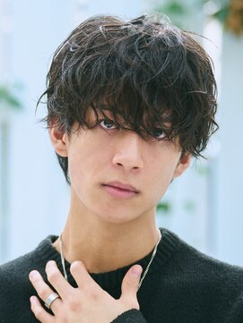 エルマーク 豊中(L-MARK) 波巻きスパイラル/men's/ツイストスパイラル/メンズパーマ/学割