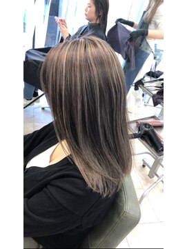 キャパ(CAPA) デザインカラーフェイスフレーミング暗めカラーグランマッシュ6