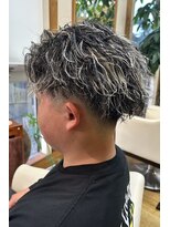 美容室 グラン ブルー&nbsp;かき上げヘアツイストスパイラルパーマ