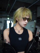 ギークス(GEEKS)&nbsp;【GEEKS渋谷】レイヤーボブ/デザインカラー/ハイトーン/前髪あり