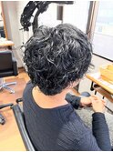 メンズ強めパーマスパイラルパーマ