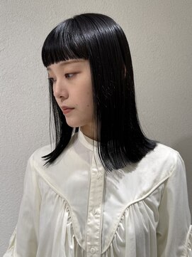 メゾンマイル 恵比寿(maison mile) 髪質改善/ストレート/艶髪/透明感/グレージュ/前髪/恵比寿駅