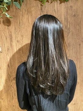 アシュリー(ashuley) 【ashuley】ハイライトを活かした大人の暗めシアーカラー