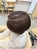 白髪染めを使わない白髪染め/ファーストグレイカラー/髪質改善
