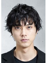 ゼンコー アオヤマ(ZENKO Aoyama)&nbsp;無造作マッシュ×スパイラルパーマ【メンズパーマ表参道渋谷】