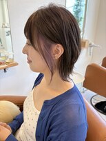 リーベル(LieBell)&nbsp;さりげないラベンダーインナー×ショートボブ