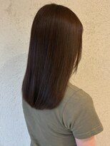 美々百花 ザスパ(美々百花 theSPA)&nbsp;ストレート 髪質改善 ダークブラウン 透明感カラー 20代