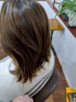 ヘアメイクボッカ(hair make Bokka)&nbsp;ハイライト×レイヤーミディアム