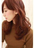 マルサラ☆トレンドカラー暖色系ゆるふわツヤ感