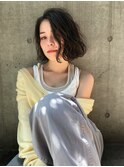 くせ毛風☆切りっぱなしボブ
