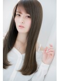＊LOREN＊梅雨も大人うる髪ストレート透明感グレージュロング
