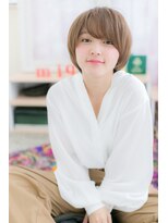 ヘアアンドビューティー ミック(Hair & Beauty miq)&nbsp;目力強調★斜めバングのラブマッシュショート