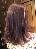 ワインカラーセミロング by MIKI【LUXBE 大阪梅田店】