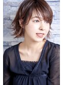 【flen】スロウカラー外ハネショートボブ『藤原つかさ』