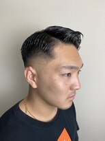 ヘアサロンエムフィス 池袋東口(HAIR SALON M Fe's) スキンフェードで作るハードパートスタイル