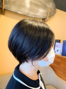 コノア スパーク(Conoah spark) 小顔クールショートマロンベージュ/Aラインボブ/似合わせカット