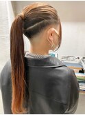 フェード バーバー スキンフェード 刈り上げ女子【山岸】