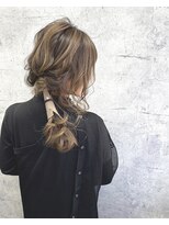 オシャレローポニーアレンジ