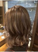 ハイライト☆ミディアム/似合わせカット