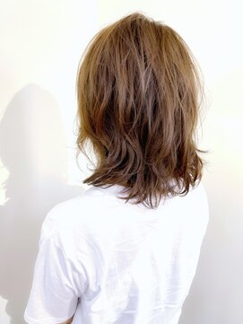 リアン(Lian) 【パーマ】肩につく長さの外ハネデジタルパーマスタイル