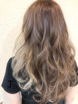 ヘアーラヴワン 足利(hair love One) アッシュベージュ+インナーミルク