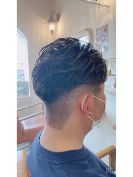ラソヘアーオアシス(Laso hair oasis) 外仕事でも涼しい男パーマ