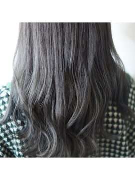 ニコリヘアワークス(nicori hair works) ロング×ゆるふわ×グレージュ2