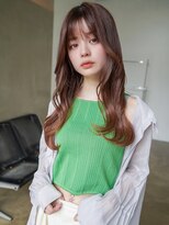 アンジェリカ 広島駅前店(ANGELICA)&nbsp;ヌーディベージュ×韓国風くびれヘア