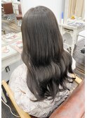 【tomomi*グレージュ*ゆる巻き*艶カラー*ブリーチ一回】