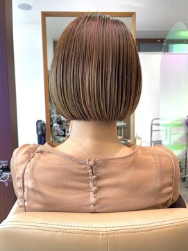 インビテーション 名古屋(invitation) ◎ミニボブ/透明感ベージュ