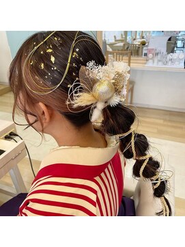 ヘアメイク アージュ 大野城 下大利店(HAIR MAKE age) 成人式★華やかヘアアレンジ