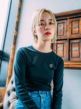 ポイントファイブバイソレイユ 藤沢店(.5 by SOLEIL) ハイトーンボブ