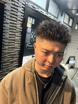 ヘアークルーフロムオー(hair crew From-O) スキンフェードパーマ