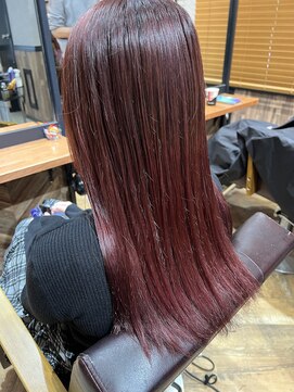 オーブ ヘアー リリー 博多2号店(AUBE HAIR lily) ピンクブラウンカラー！