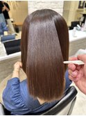 髪質改善サラサラプレミアムストレート大人ガーリー韓国表参道