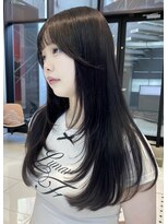 キーン 吉祥寺店(keen)&nbsp;【NANAKO】グロスブラック×レイヤーカット