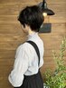 カット＋うるおい艶髪カラー＋髪質改善トリートメント　
