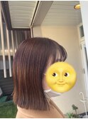 切りっぱなし外はねボブ