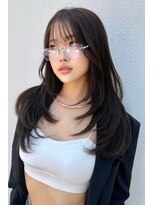 ランズ(LANDS) レイヤーカット 【韓国ヘア 大阪 梅田】