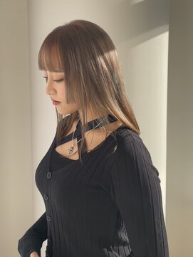 エアー 銀座(air) ミルクティーベージュ/ダブルカラー/ブリーチ/ハイトーン